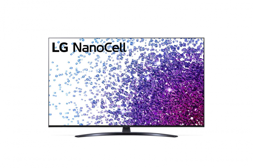 LG 55” AI ThinQ 4K LG NanoCell TV – Nano76, LG NanoCell 電視正視圖, 55NANO76CPA